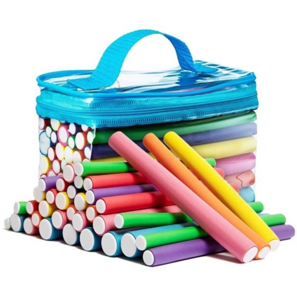 Heatless Flexible Hair Rollers Curlers 42-pack 7" Soft Foam Flexi Twist Curling